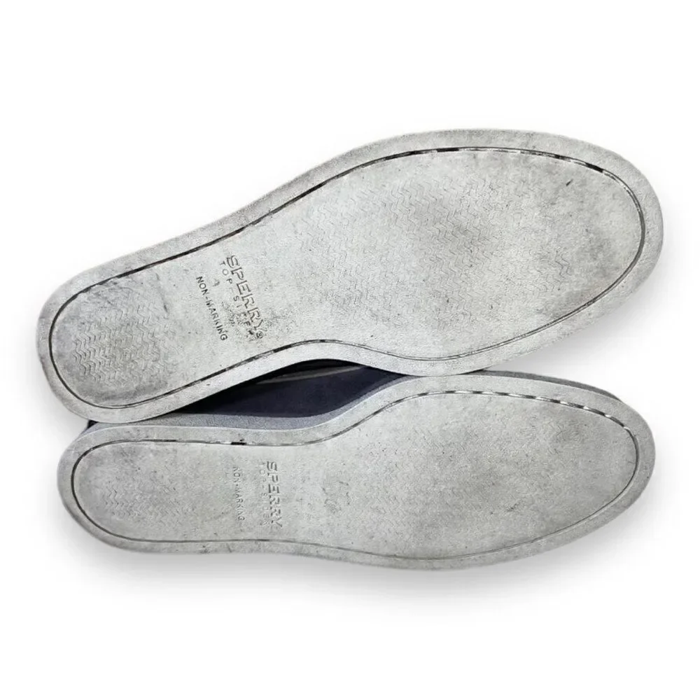 Sperry Top-Siders Mid Top Boat Chukka Shoes Grey/Beige Suede STS13908 Men's 8.5M